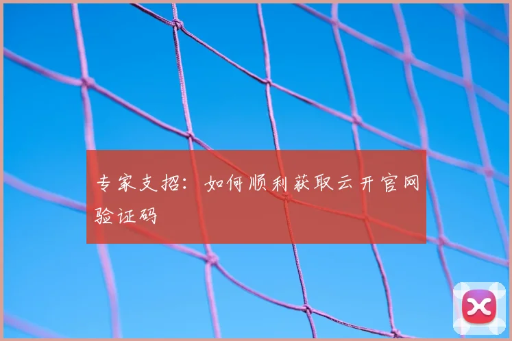 专家支招：如何顺利获取云开官网验证码